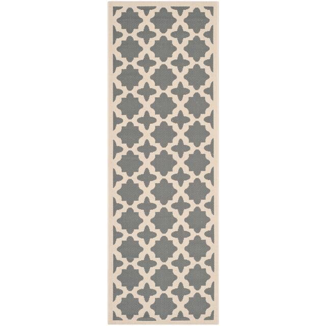 SAFAVIEH Courtyard Dorthey Indoor/ Outdoor Patio Backyard Rug