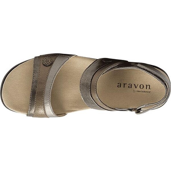 Multi Black Women's Aravon Katherine Hook and Loop Sling Back Sandals Multi Black Women's Aravon Katherine Hook and Loop Sling Back Sandals