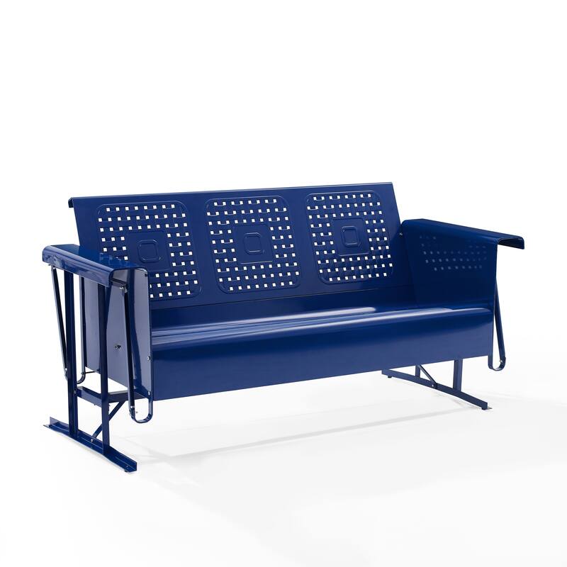 Crosley Bates Outdoor Metal Sofa Glider - 28"x65.75"x32.5"