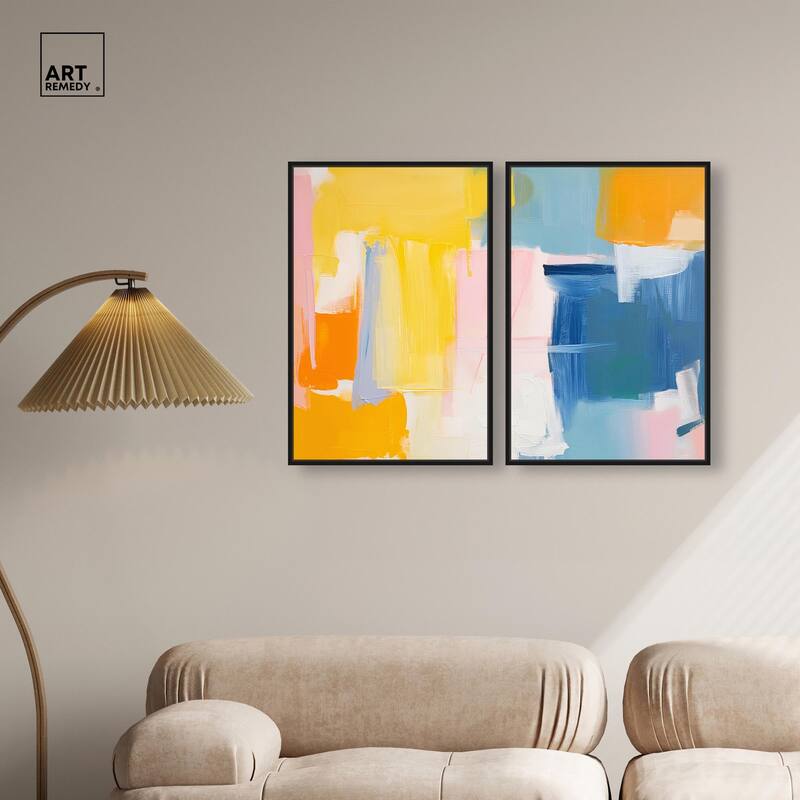 Skyward Radiance I Canvas Set of 2 by Art Remedy