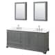 Option Dark Gray, Chrome Trim, Giotto Quartz Top
