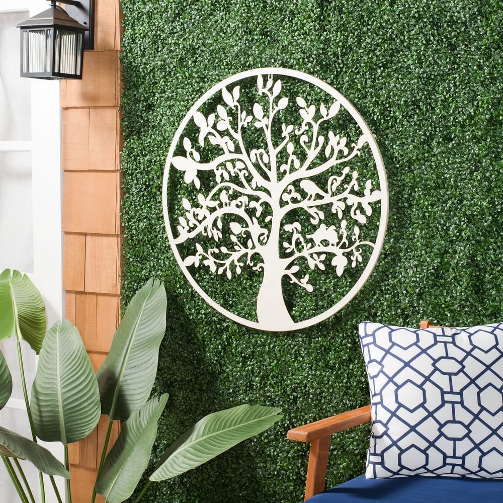 SAFAVIEH Outdoor Alfrid 32" Tree Of Life Wall Art