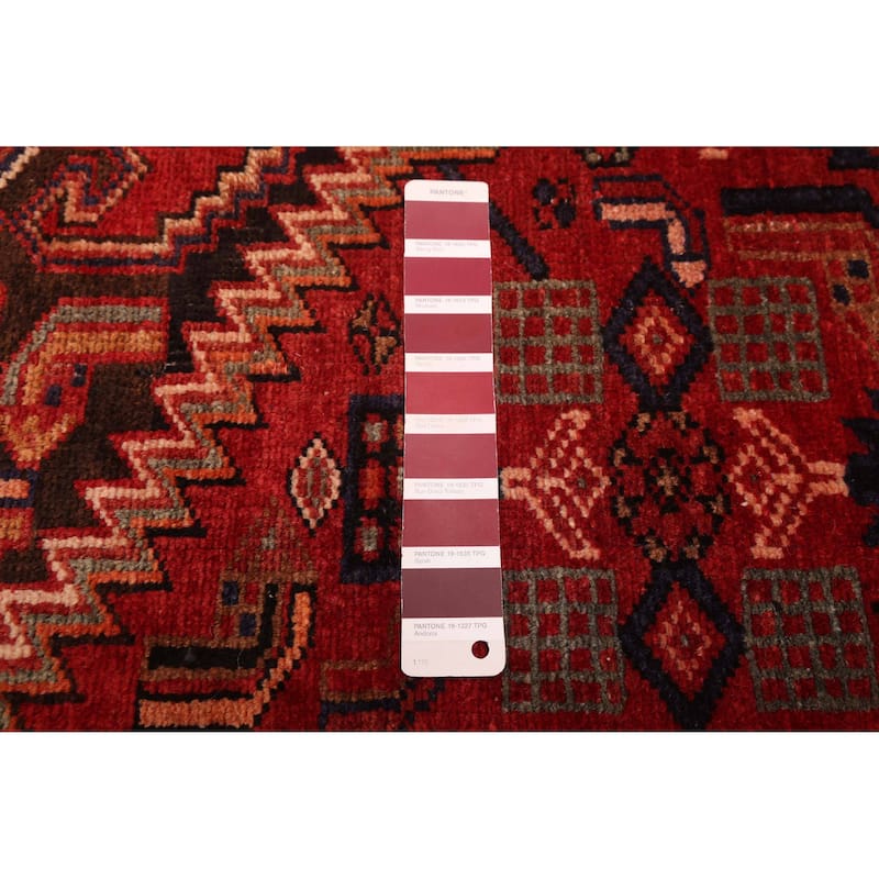 ECARPETGALLERY Hand-knotted Andelz Red Wool Rug - 3'5 x 6'9