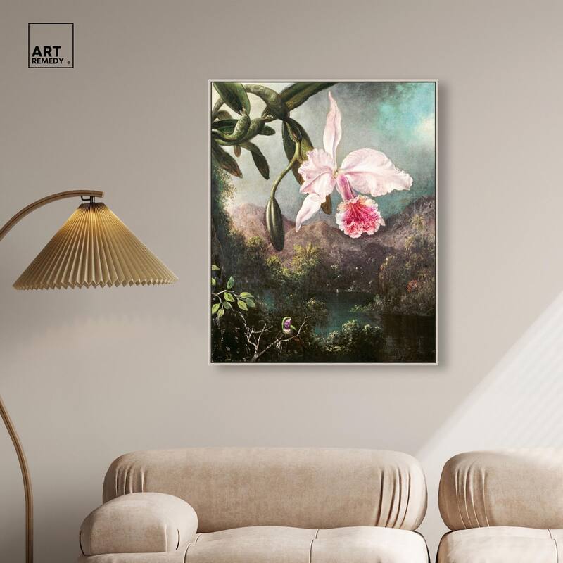 Orchid Blossoms 1873 Canvas by Art Remedy