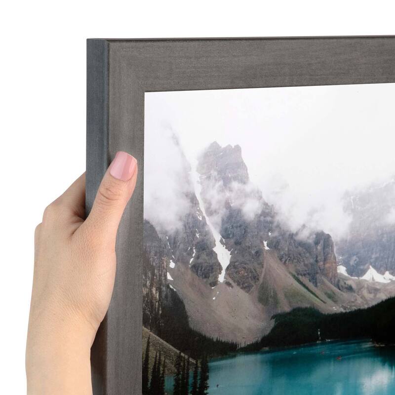 ArtToFrames Maddo Modern 12x18 Inch Picture Frame, 1.25 Inch MDF Poster Frame Available in Multiple Colors (FRBW72079-12x18) - Slate Gray - 12x18