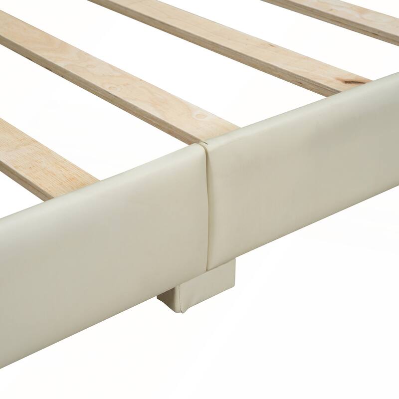 Queen Size and Twin XL Size Upholstered Platform Bed