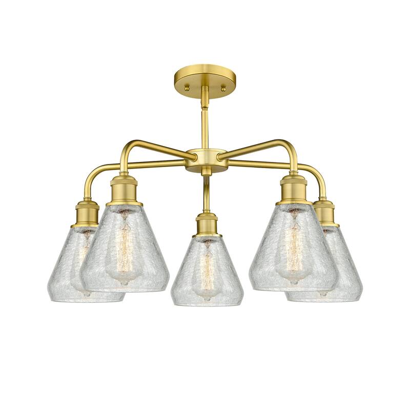 Innovations Lighting 516-5CR-15-24 Conesus Chandelier Conesus 5 Light