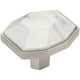 Option Marble White / Satin Nickel