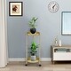 preview thumbnail 2 of 8, Wrought Iron Plant Stand Metal Potted Plant Stand Display Stand Indoor Outdoor