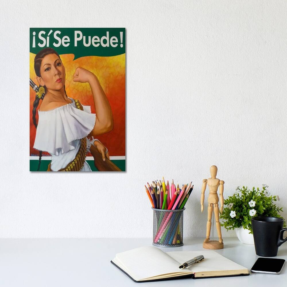 iCanvas "Rosita (Si Se Puede!)" by Robert Valadez Canvas Print
