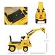 preview thumbnail 3 of 5, Kids' Excavator Ride-On Truck with Horn and Storage
