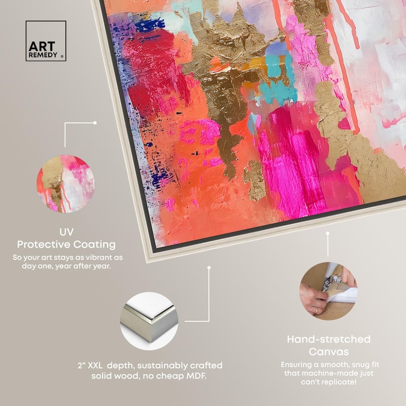 Exuberant Hues III Canvas by Art Remedy