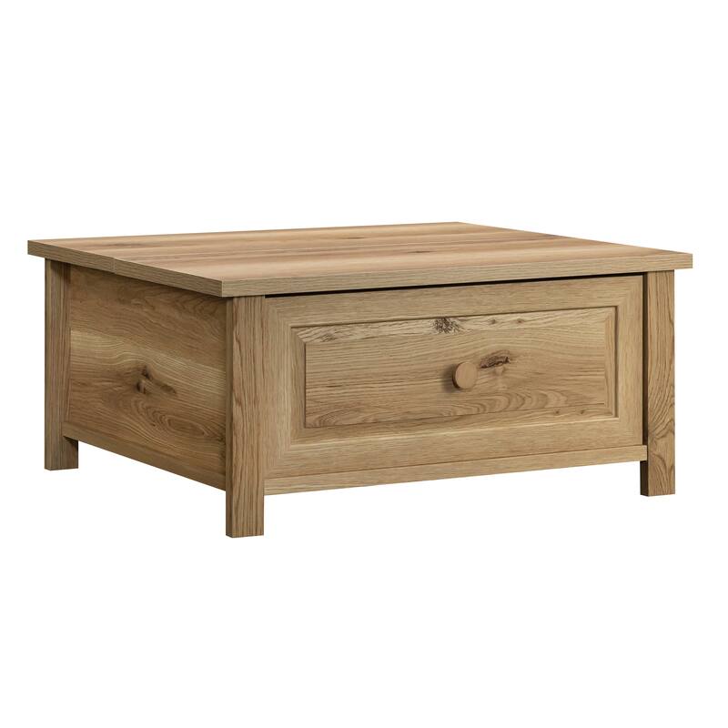 Lift-top Coffee Table, Brown finish,Accommodates TVs up to 60 inches