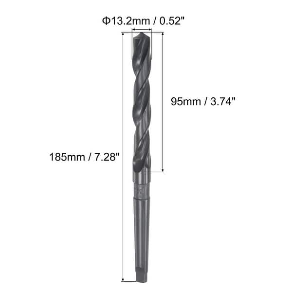 11.7mm Morse Taper Twist Drill Bit 95mm Flute Length Highspeed Steel