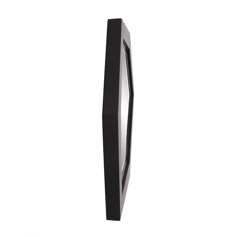 Allan Andrews Contemporary Asymmetrical Abstract Framed Wall Mirror