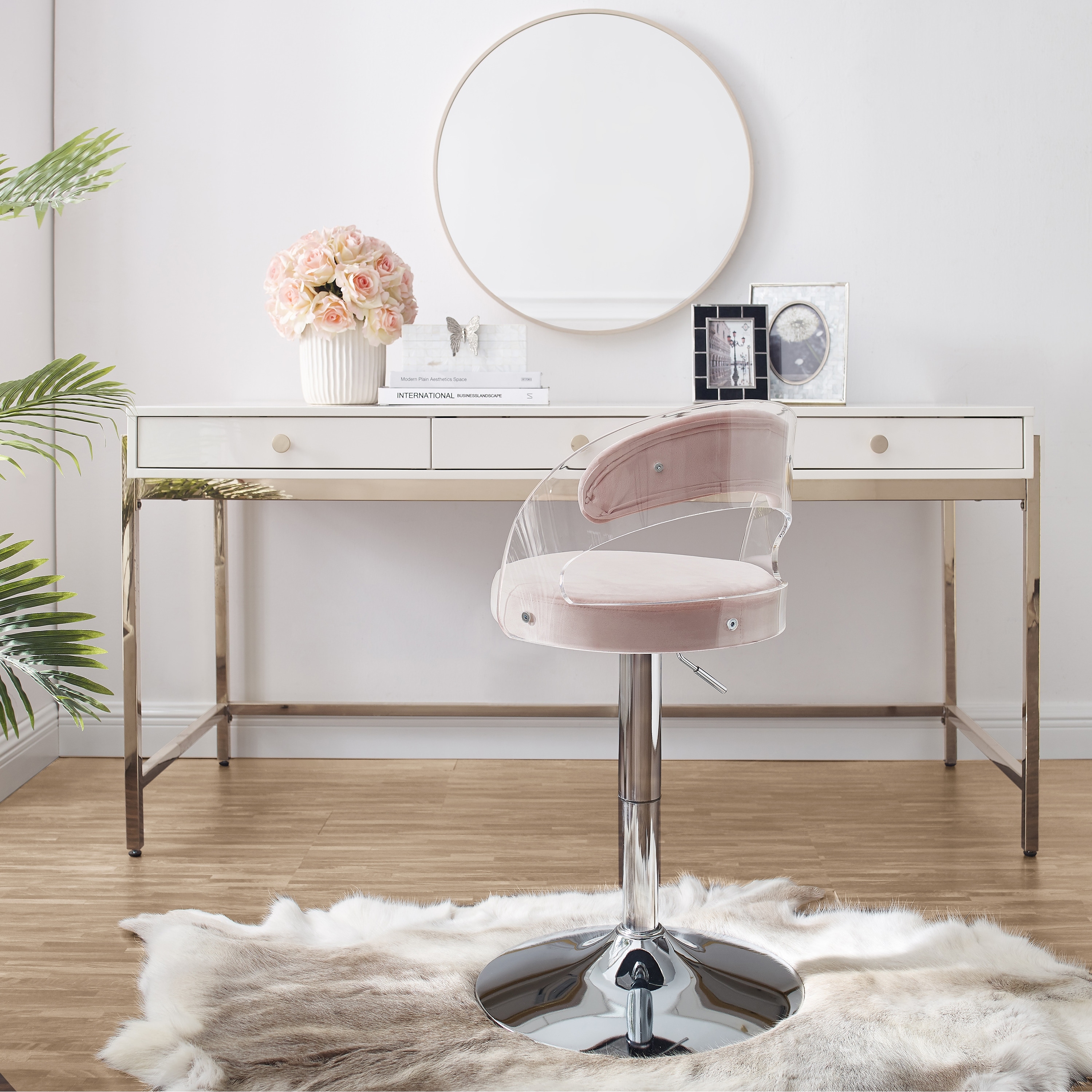Art leon vanity stool deals