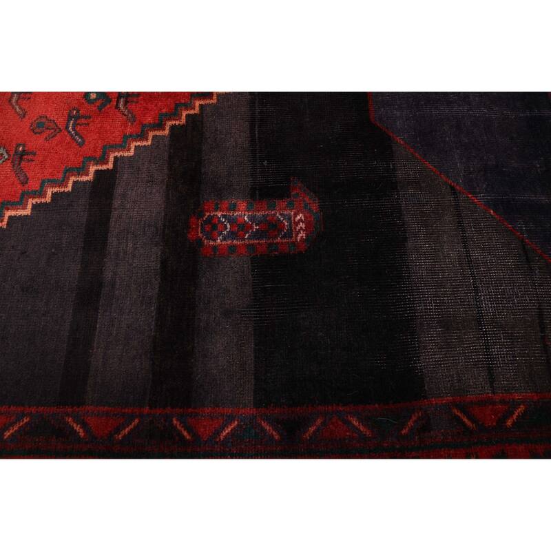 ECARPETGALLERY Hand-knotted Konya Anatolian Black, Red Wool Rug - 4'8 x 12'10