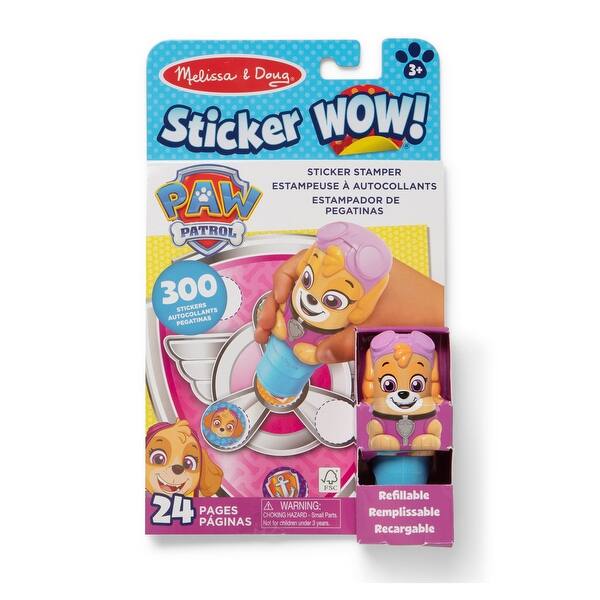 slide 2 of 7, Melissa & Doug Sticker WOW Activity Pad & Sticker Stamper - Skye - Multi Multi - Kids