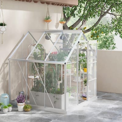 Walk-In Greenhouse with Adjustable Window