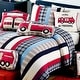 preview thumbnail 3 of 1, Decorative Classic Red Fire Truck Throw Pillow