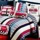 preview thumbnail 3 of 1, Red Fire Truck Decorative Throw Pillow