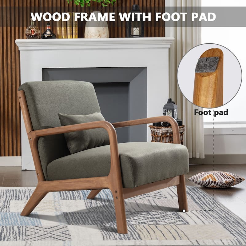 Aston Modern Solid wood Accent Chair for Living Room