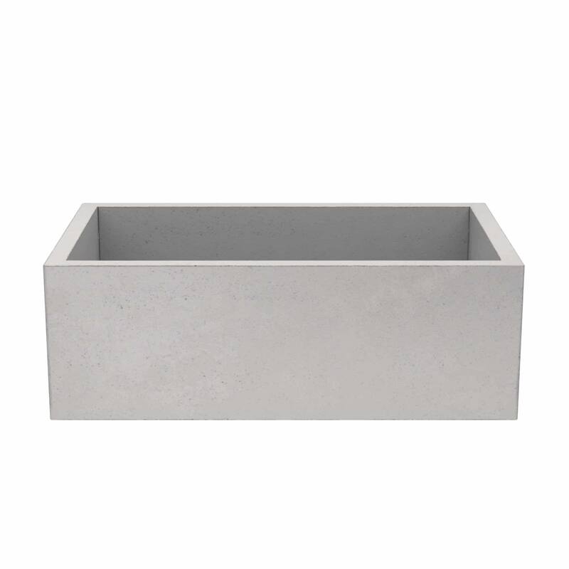 Native Trails NSK3018 NativeStone 30" Farmhouse Single Basin Concrete