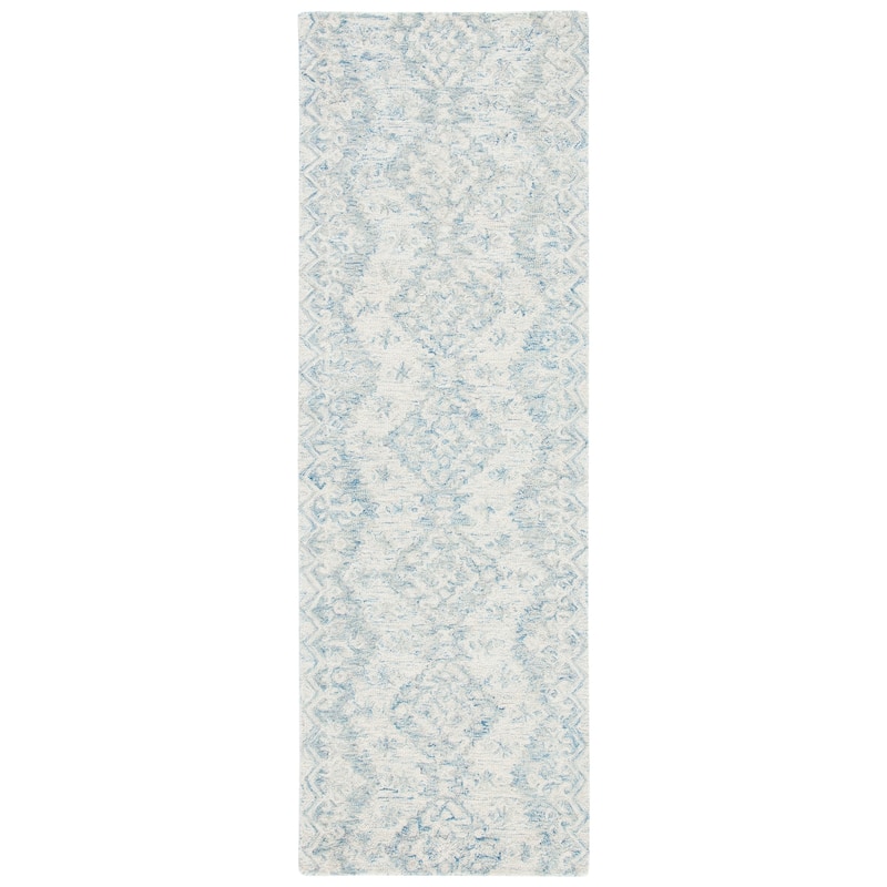 SAFAVIEH Handmade Micro-Loop Stella Modern Wool Rug - 5'