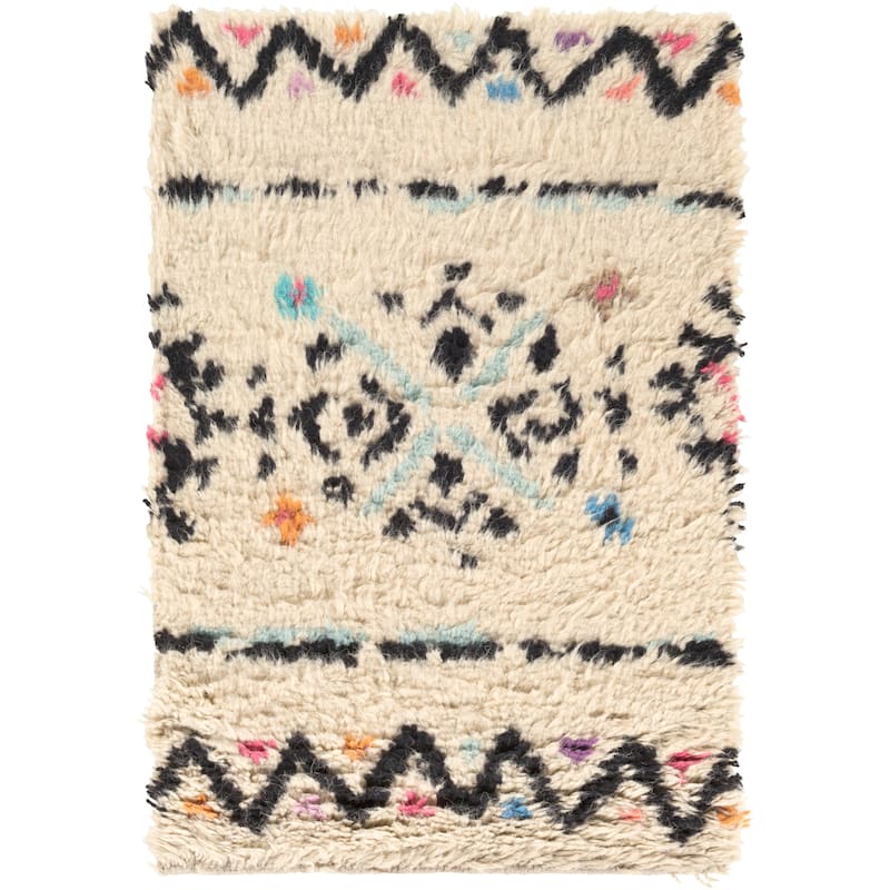 Hand Knotted Delancey Wool Area Rug - 9' x 13'