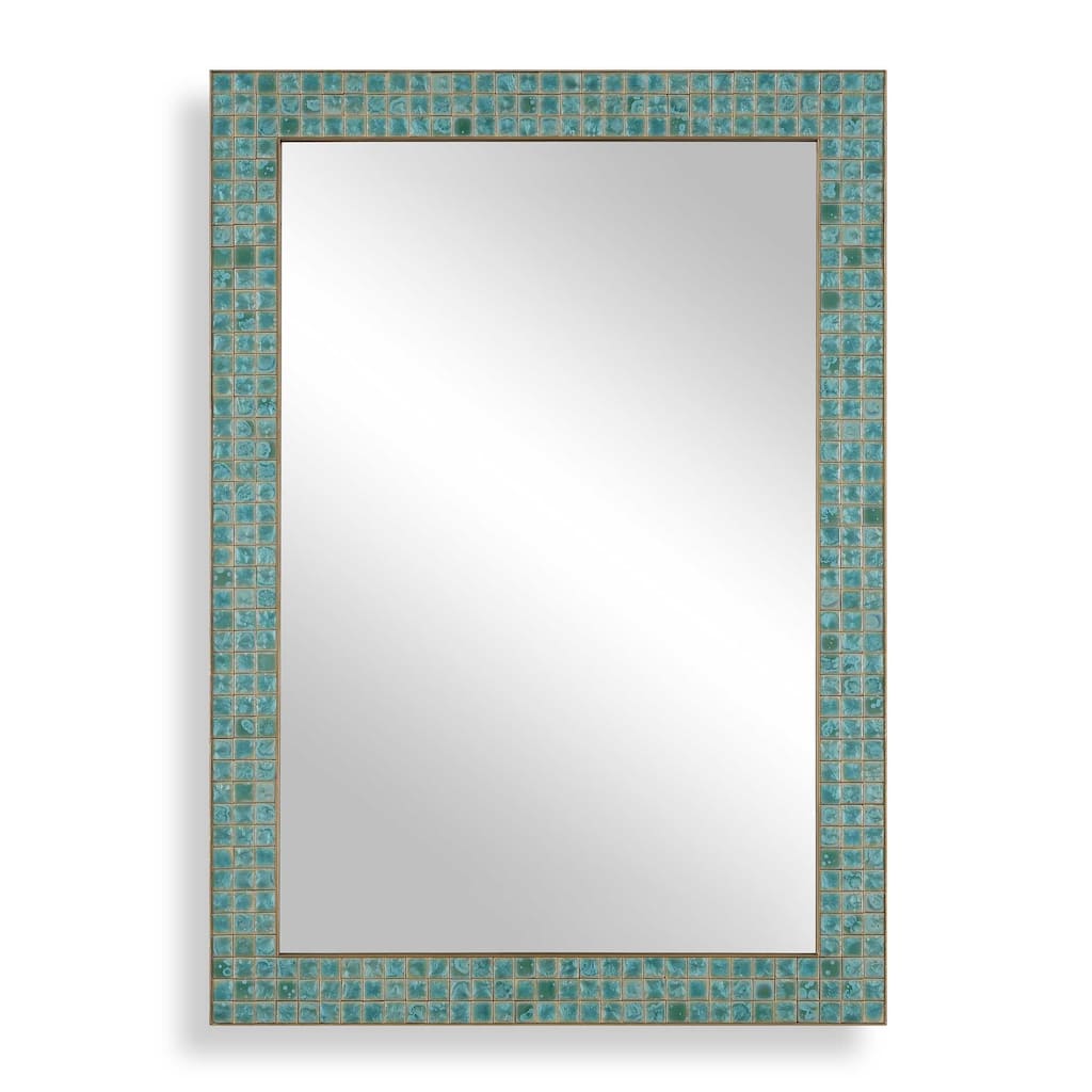 Uttermost Coralie Tile Mirror - 1.13" D x 24.5" W x 34.75" H