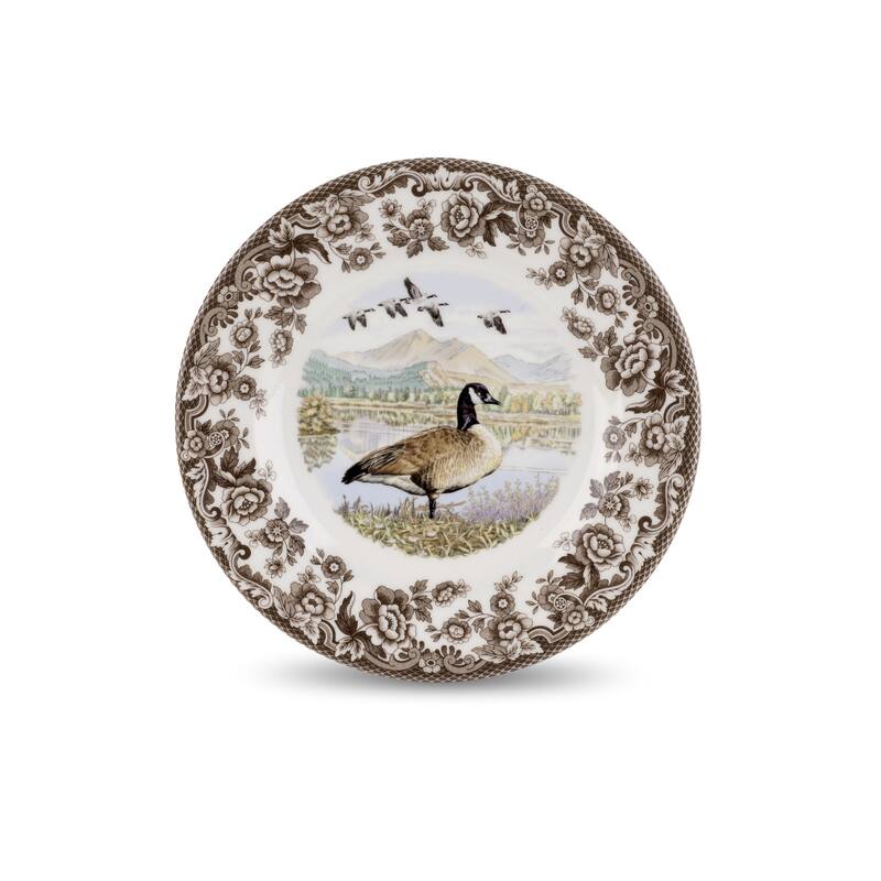 Spode Woodland Dinner Plate Birds Motif - 10.5