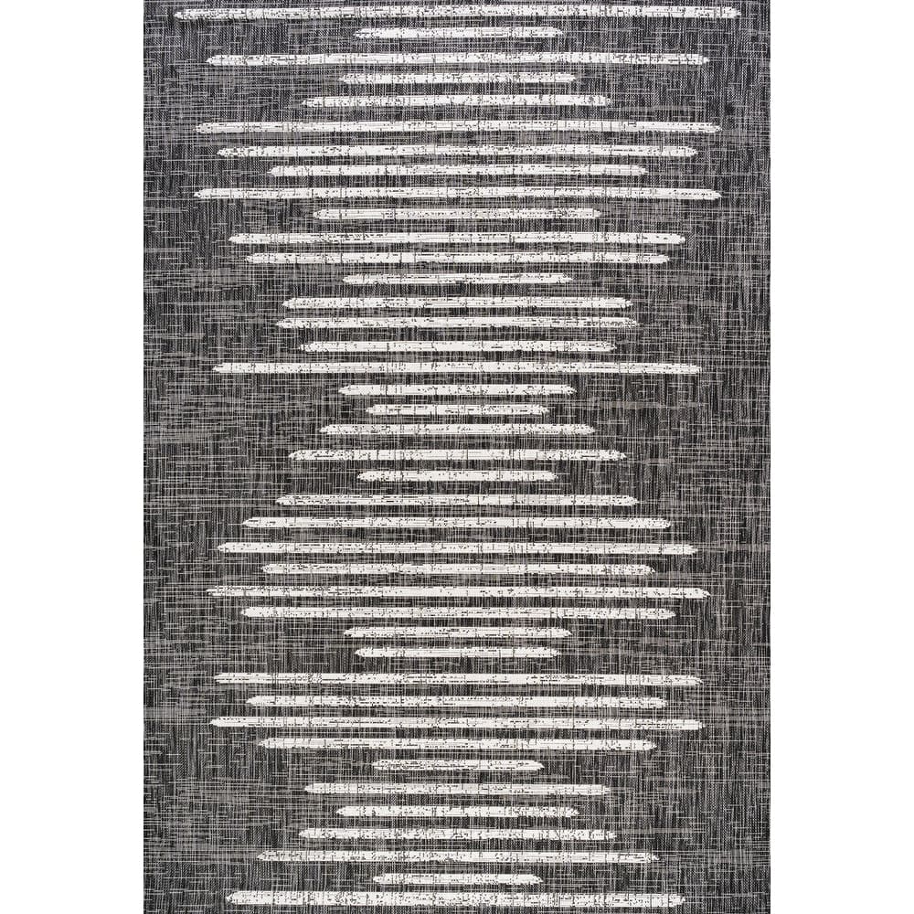 JONATHAN Y Colonia Berber Stripe Geometric Indoor/Outdoor Area Rug