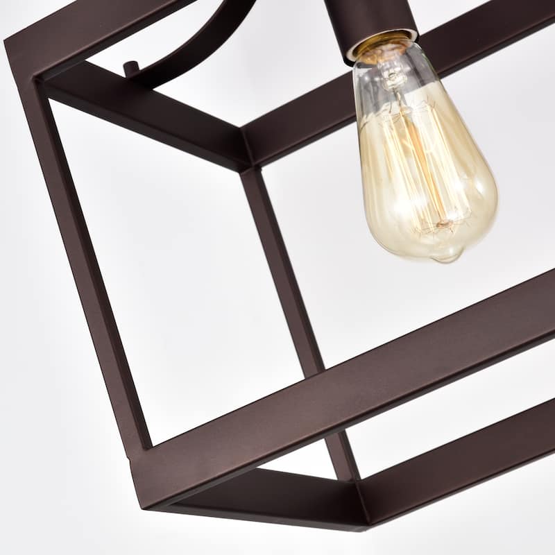 5-light Oil Rubbed Bronze Linear Island Fixture