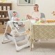 preview thumbnail 8 of 36, Babyjoy Folding High Chair Convertible Height Adjustable Baby Feeding - See Details