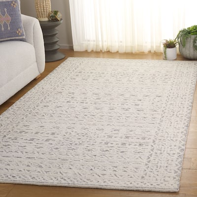 SAFAVIEH Handmade Ebony Graziana Contemporary Wool Rug