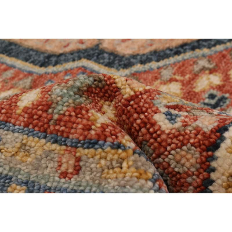ECARPETGALLERY Hand-knotted Jules Serapi Red Wool Rug - 8'1 x 9'9