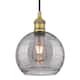 Option Brushed Brass / Light Smoke Deco Swirl