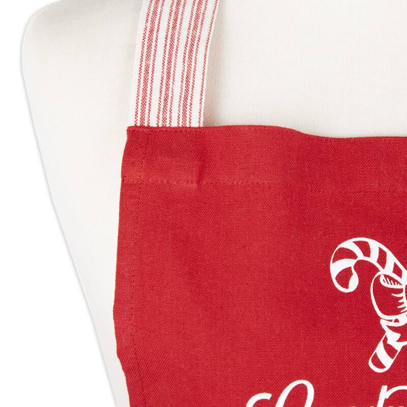 Design Imports Christmas Plaid Chef Kitchen Apron