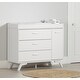 preview thumbnail 16 of 15, South Shore Milos 3-Drawer Changing Table Pure White