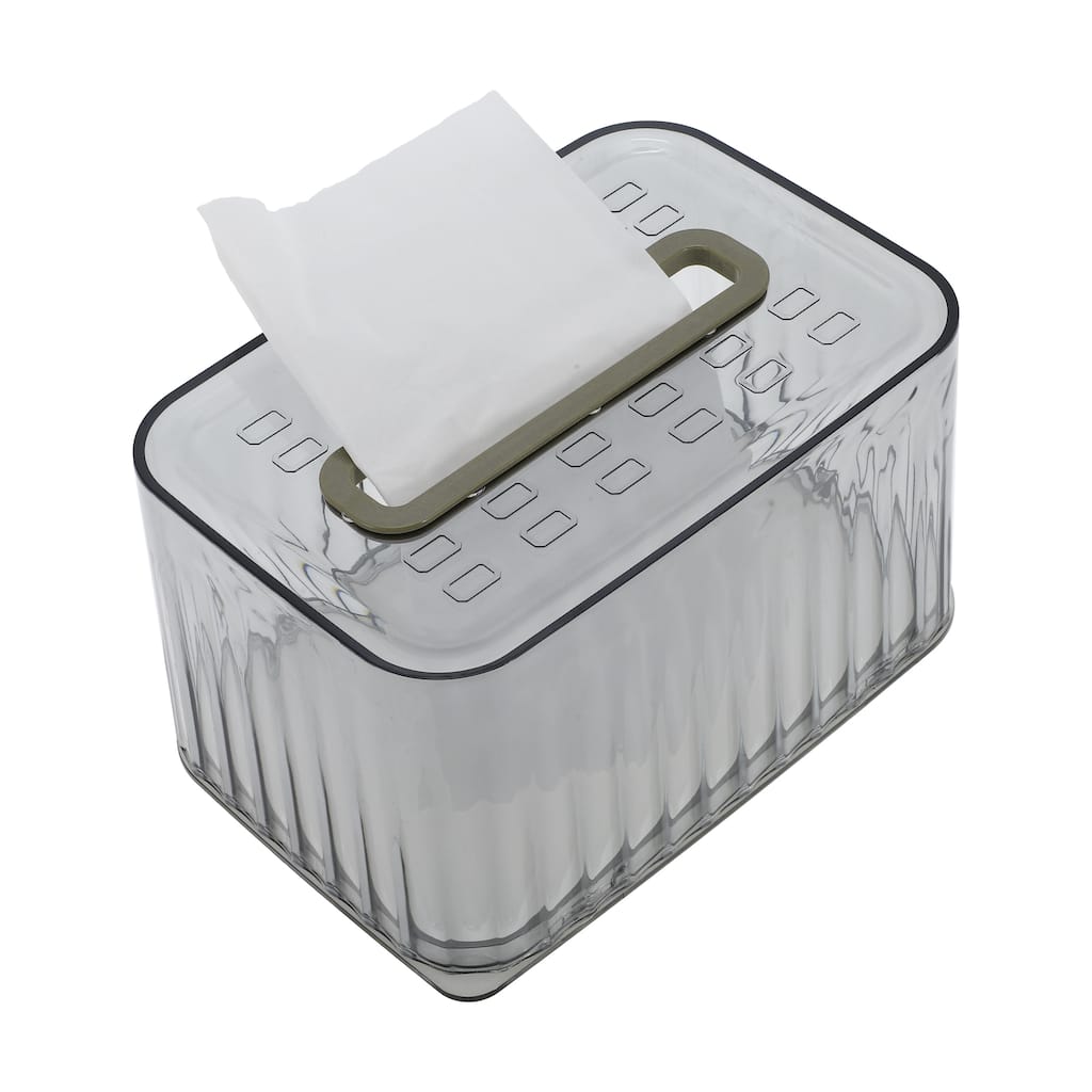1 Pc Clear Tissue Box Cover for Bedroom Table