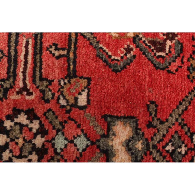 ECARPETGALLERY Hand-knotted Andelz Red Wool Rug - 2'9 x 9'5
