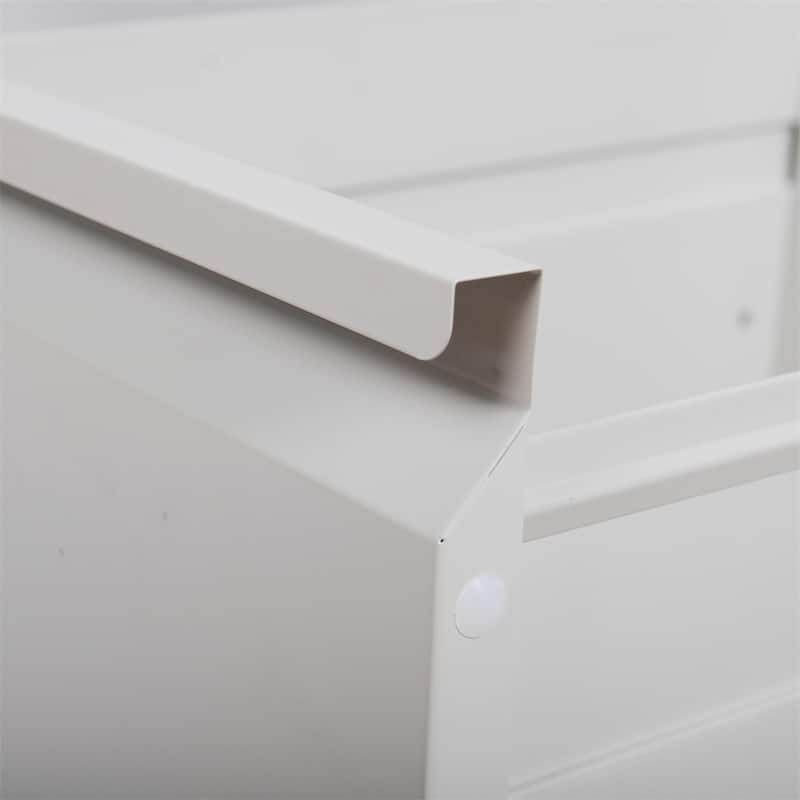 2 Drawer Vertical File Cabinet w/Lock Office Home Steel File Cabinet