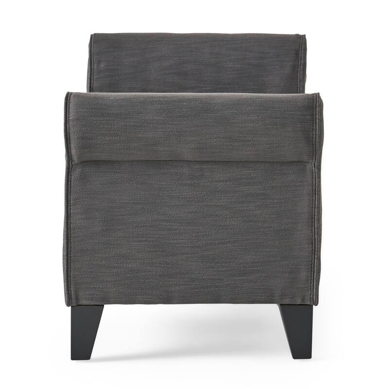 Roomfitters Upholstered Storage Bench Ottoman with Hidden Compartment, Tufted Entryway Bedroom Bench
