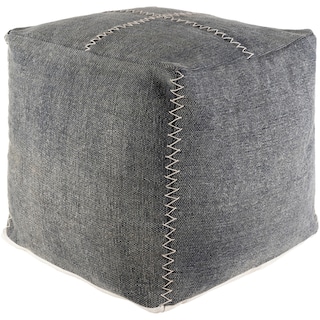 Ema Stitched Cottage Pouf