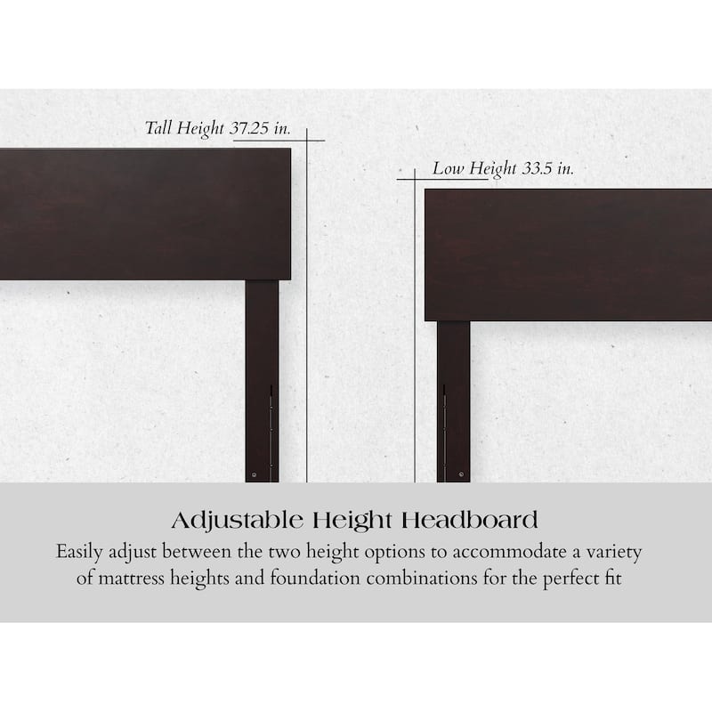 Orlando King Platform Bed in Espresso