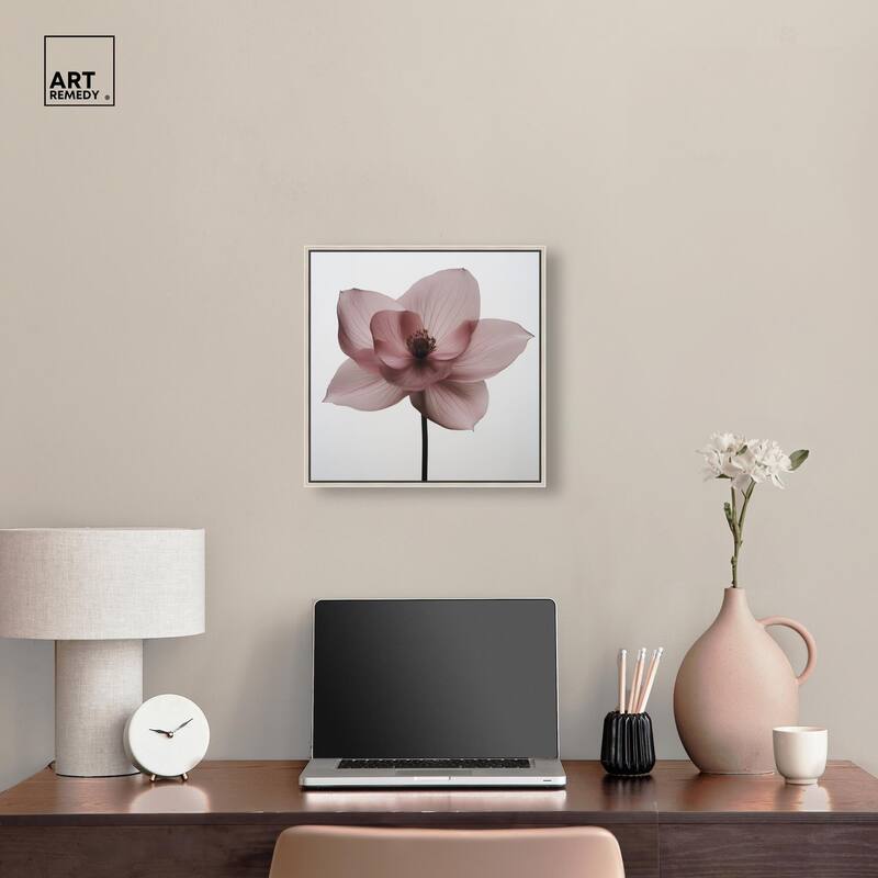 Silken Sepals Canvas by Art Remedy