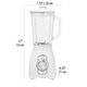 preview thumbnail 7 of 30, HADEN 5-Speed Power Blender with 1.75 Liter Glass Jug and Metal Housing