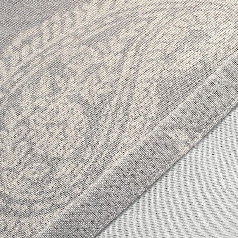 DriftAway Cathy Paisley Block Print Linen Textured Window Curtain Valance