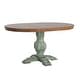 preview thumbnail 20 of 23, Eleanor Two-tone Oval Solid Wood Dining Table by iNSPIRE Q Classic