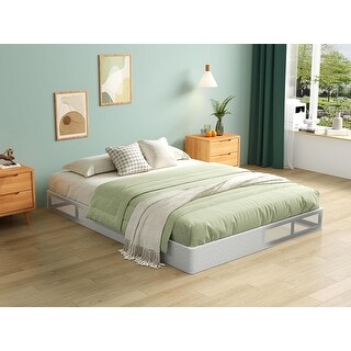 7 Inch Queen Box Spring with Heavy Duty Metal Frame, Easy Assembly, Non ...